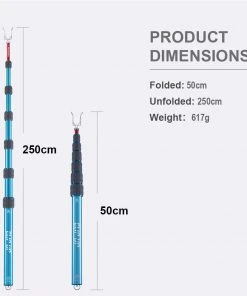 Kailasgear.com Clip-up EVO Stick Clip Rock Climbing Mountaineering Multi-use Extendable Superclip