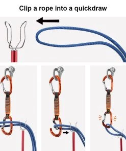 Kailasgear.com Clip-up EVO Stick Clip Rock Climbing Mountaineering Multi-use Extendable Superclip